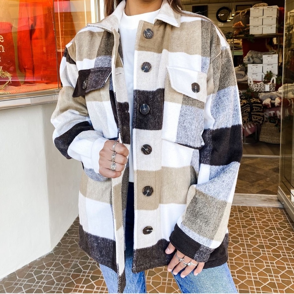 Jodifl brown shacket